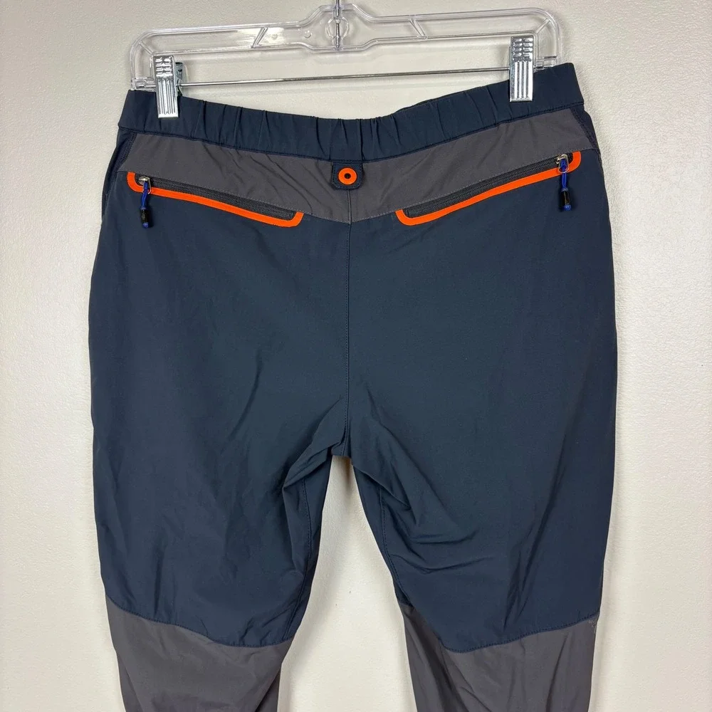 Beanpole Womens Hiking Climbing Pants Size S Gray Mixed Fabric Stretchy Gropcore